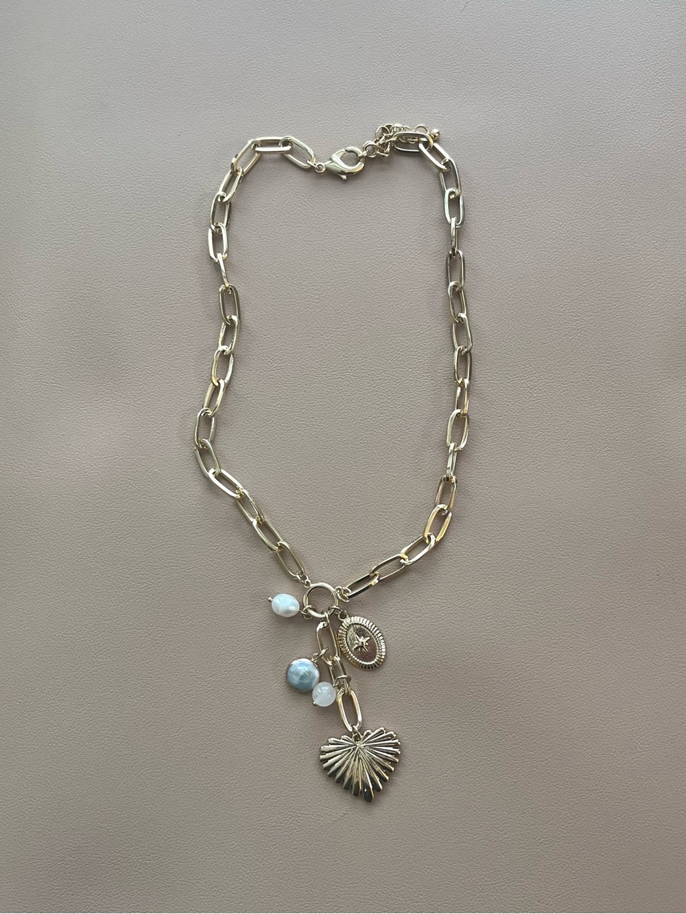 Nordstrom BP. Gold Link Charm Necklace NWOT